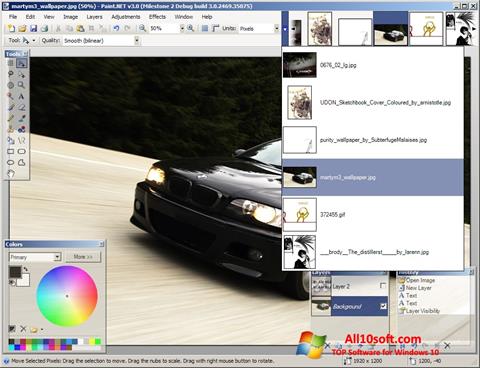 Captura de pantalla Paint.NET para Windows 10